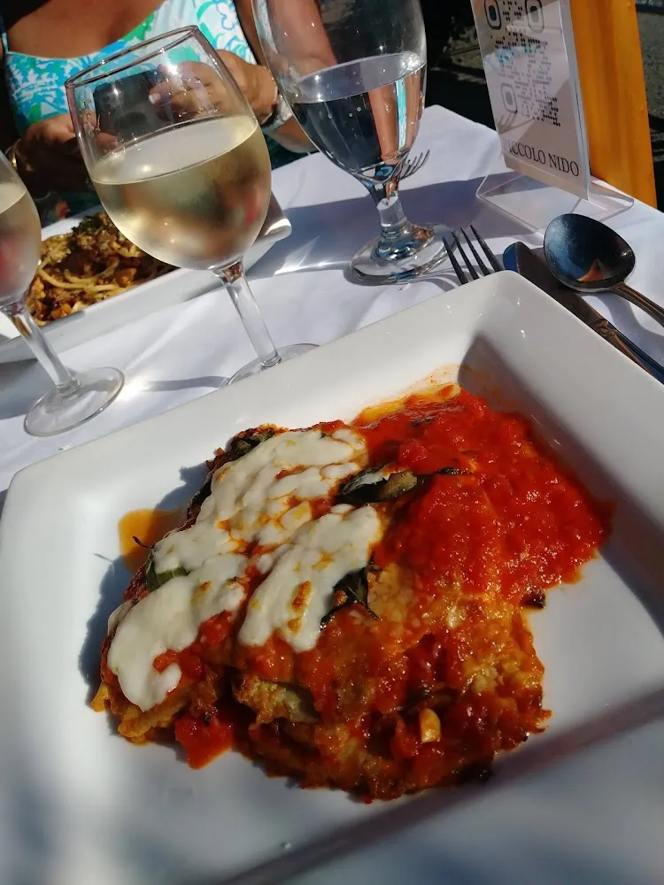 Pino's Moms Eggplant Parmesan
